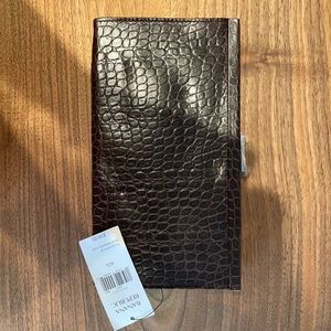 Brand new clutch with tag! Brown snake skin.